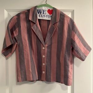 Madewell button down top.